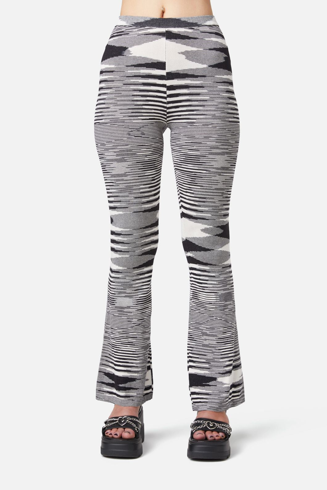 Black Friday - Space Dye Knit Pant - black