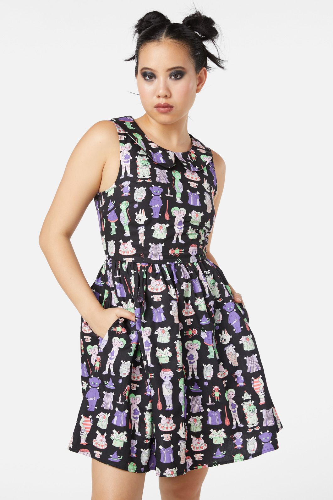 Black Friday - Creepy Cuties Dress - multi