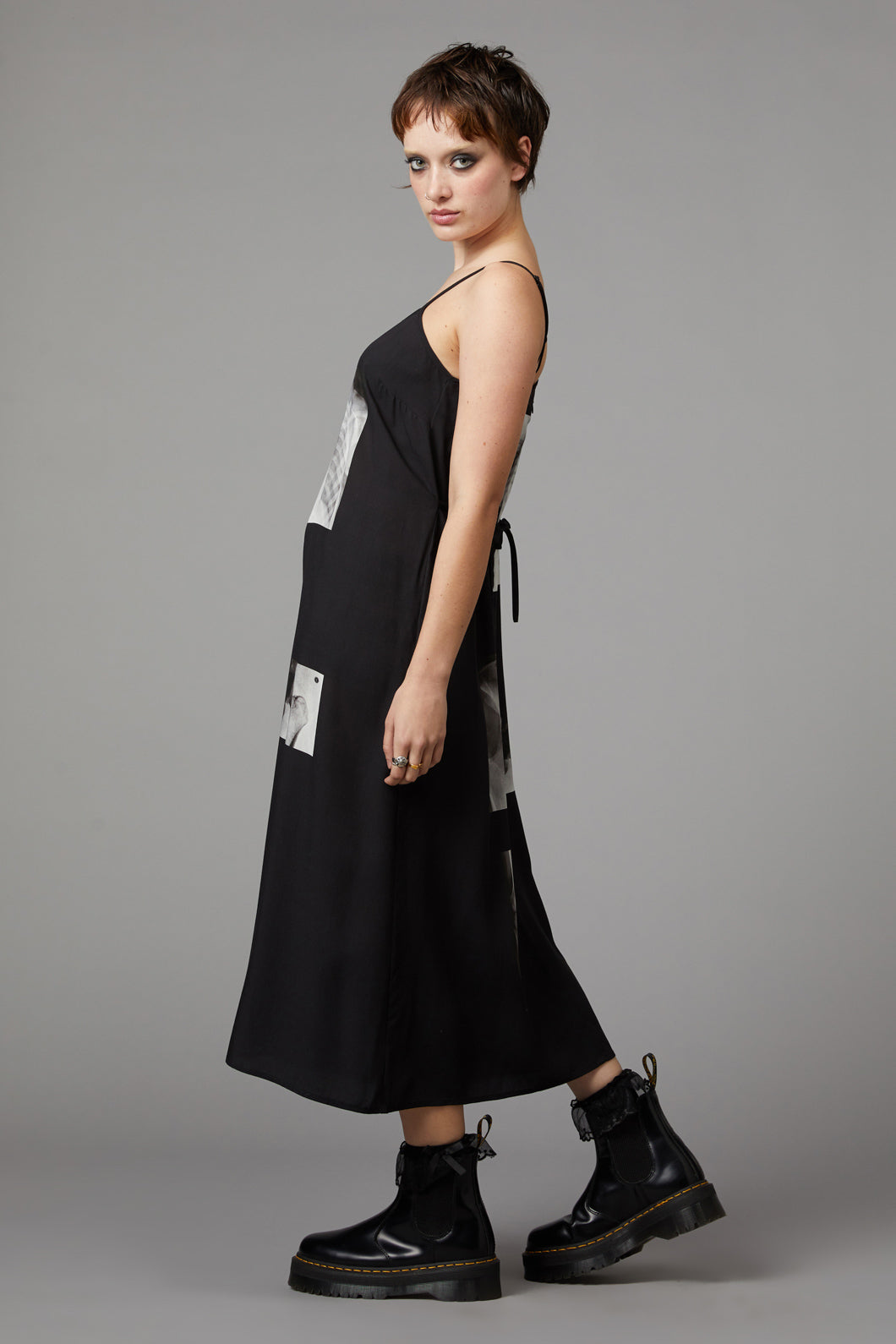 Black Friday - X-Ray Print Dress - black