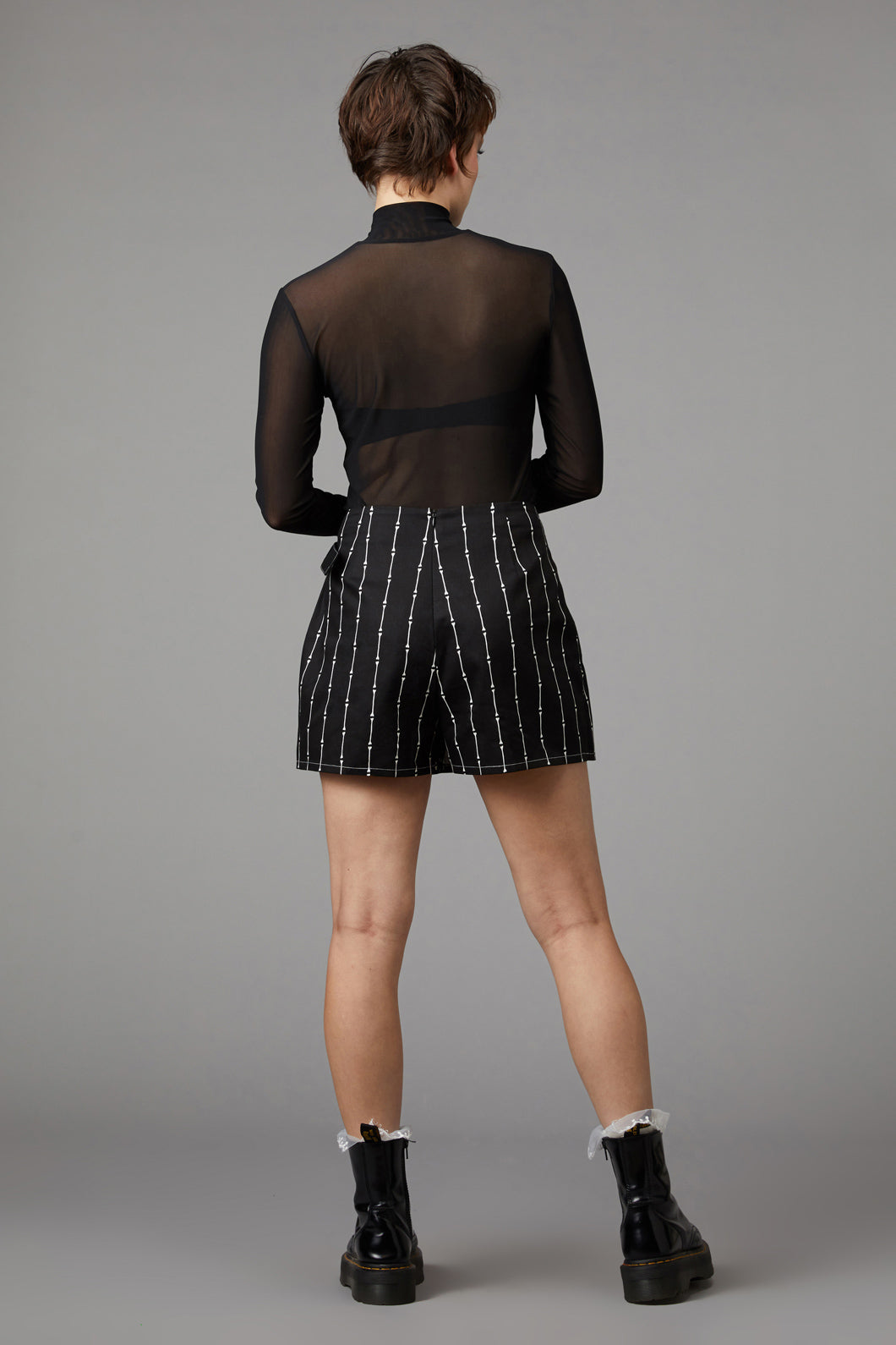 Black Friday - Funny Bone Skort - black