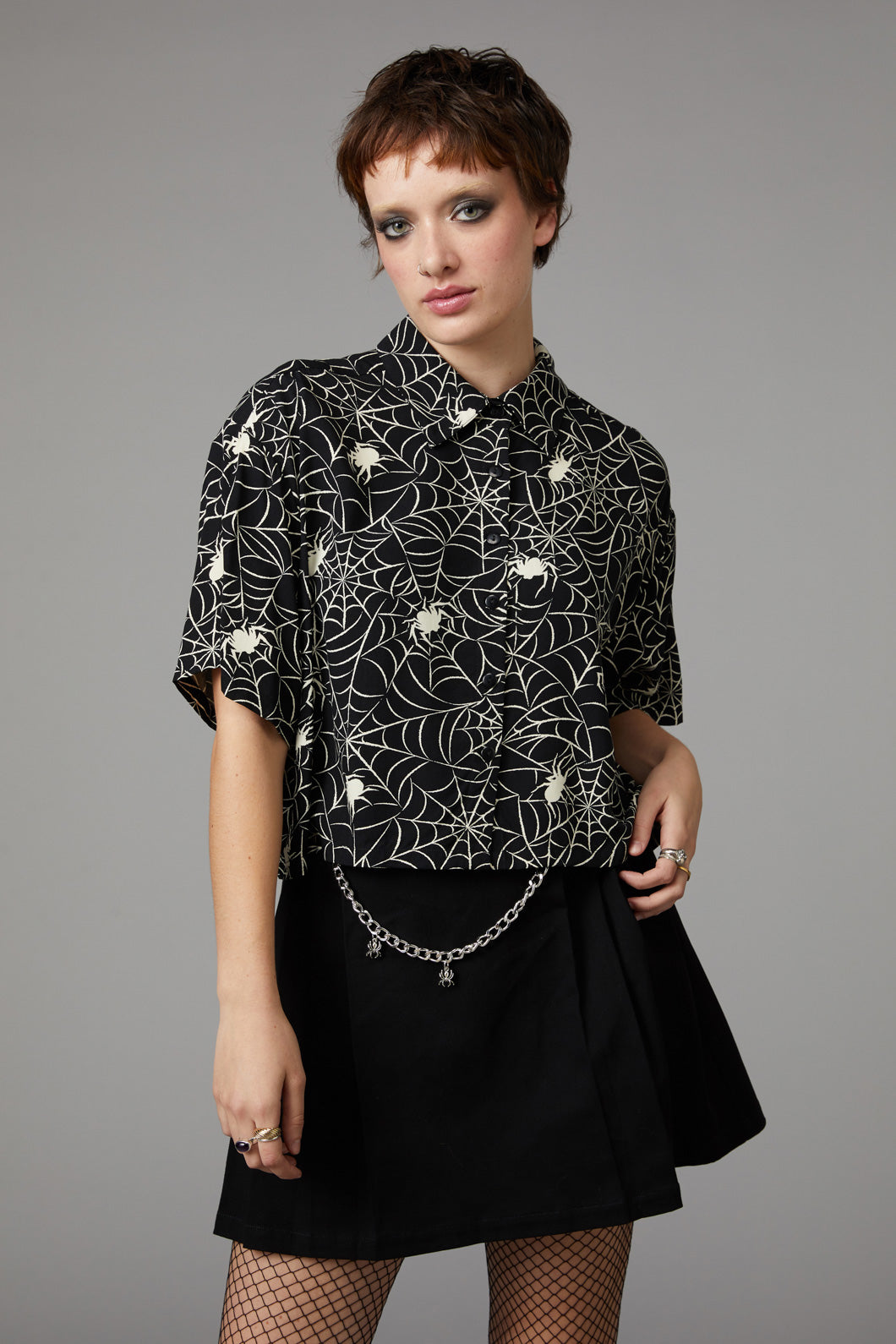 Black Friday - Arachnid Blouse - black