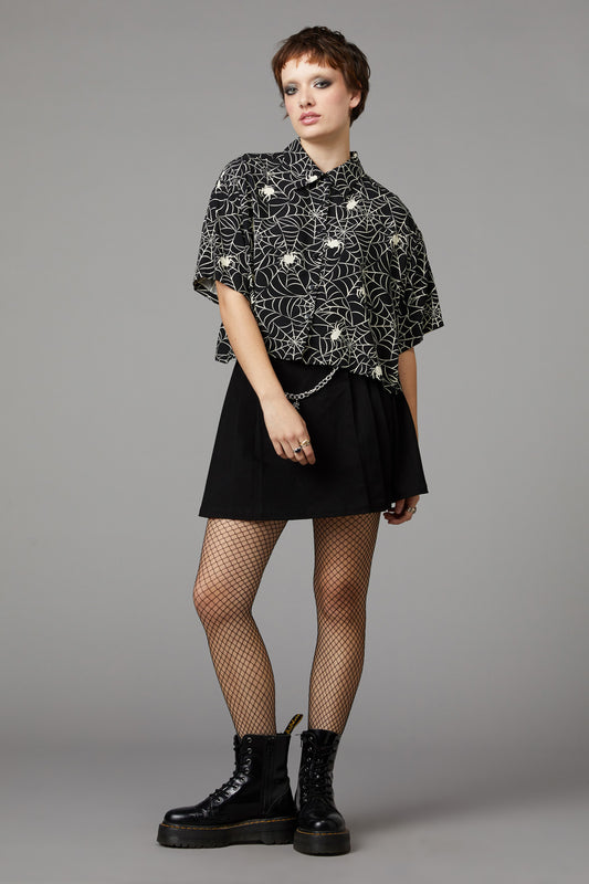 Black Friday - Arachnid Blouse - black