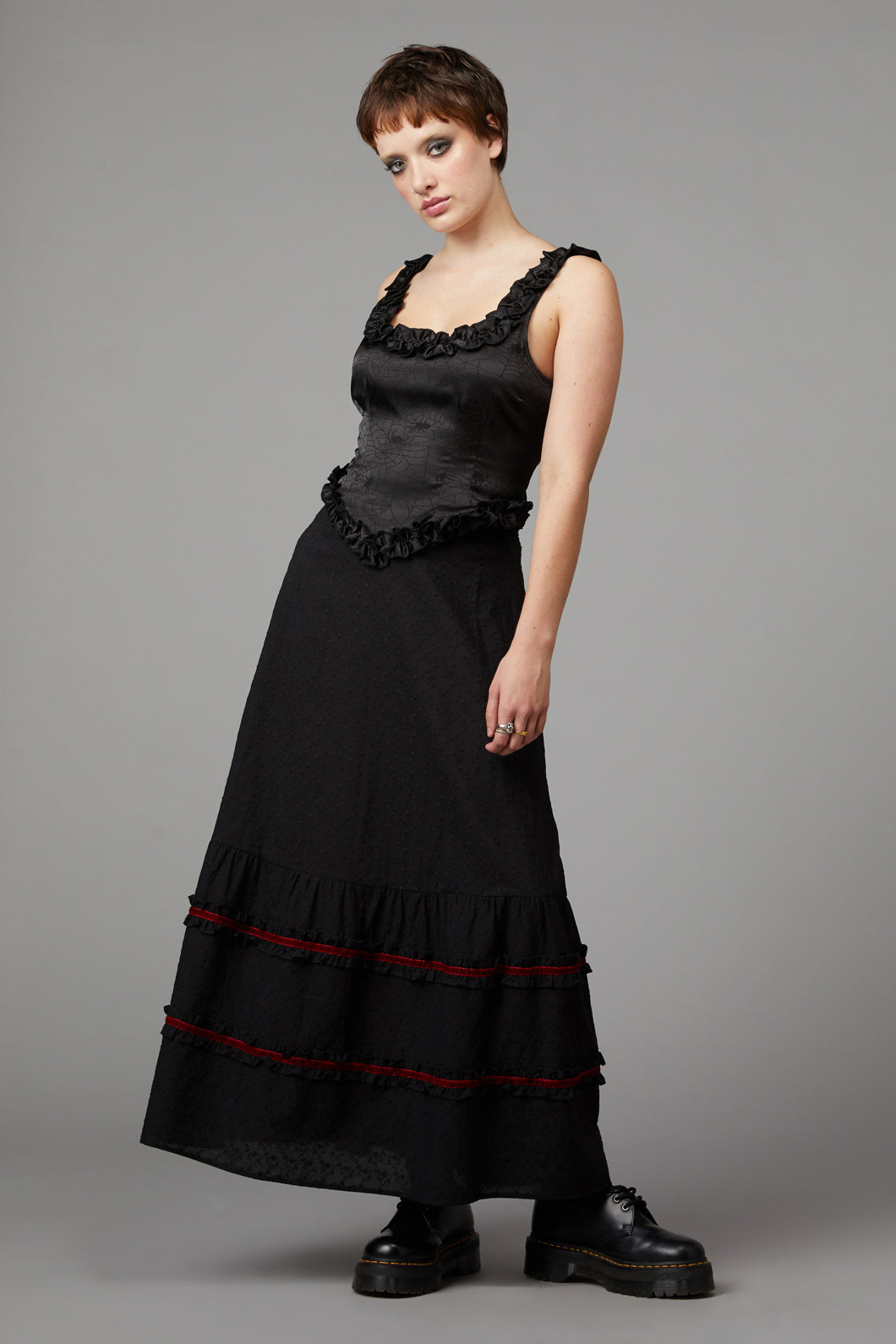 Black Friday - Nadja Gothic Corset Top - black