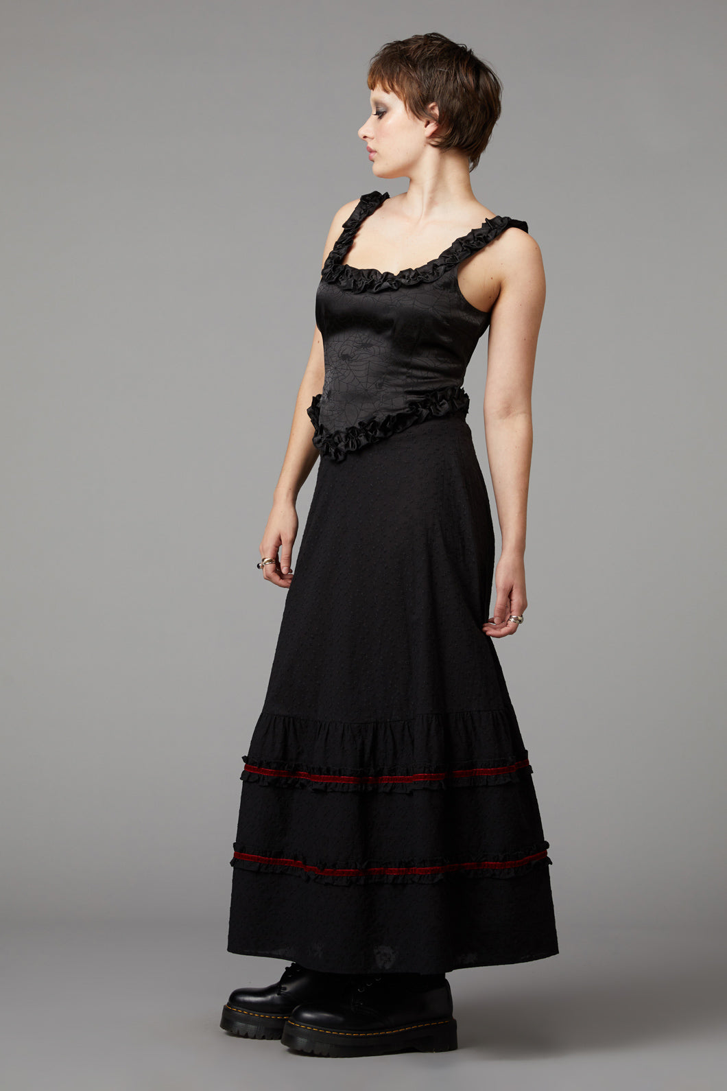 Black Friday - Nadja Gothic Corset Top - black