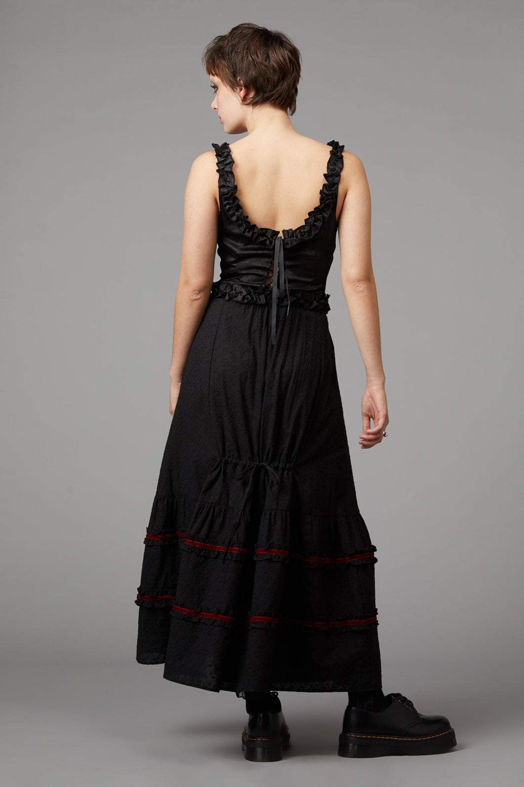 Black Friday - Nadja Gothic Corset Top - black