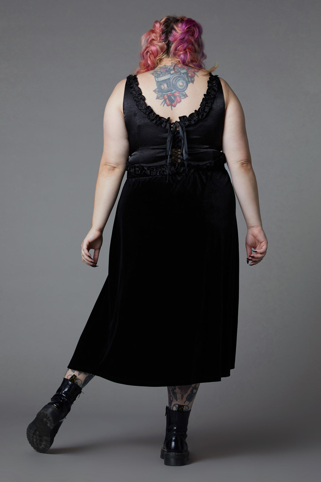 Black Friday - Curve Nadja Gothic Corset Top - black