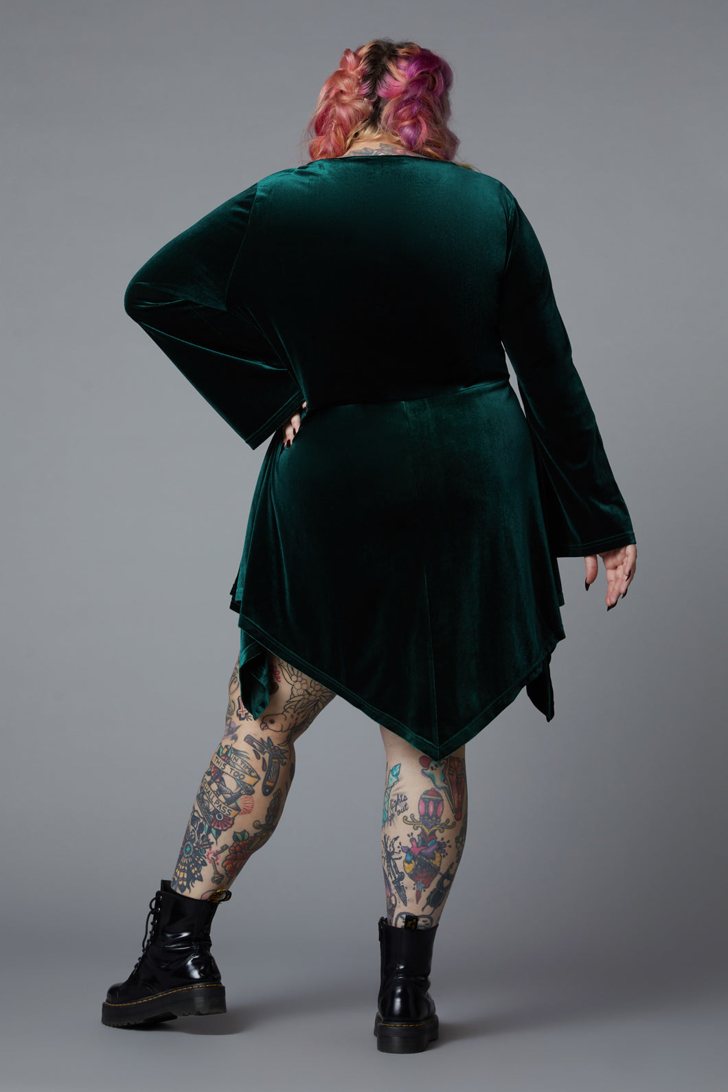 Black Friday - Curve Sallie Dress - emerald