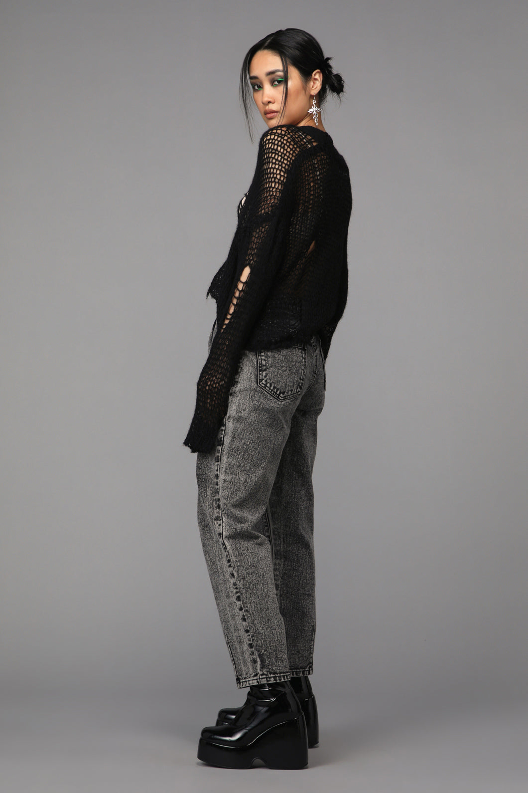 Black Friday - Distressy Cardigan - black