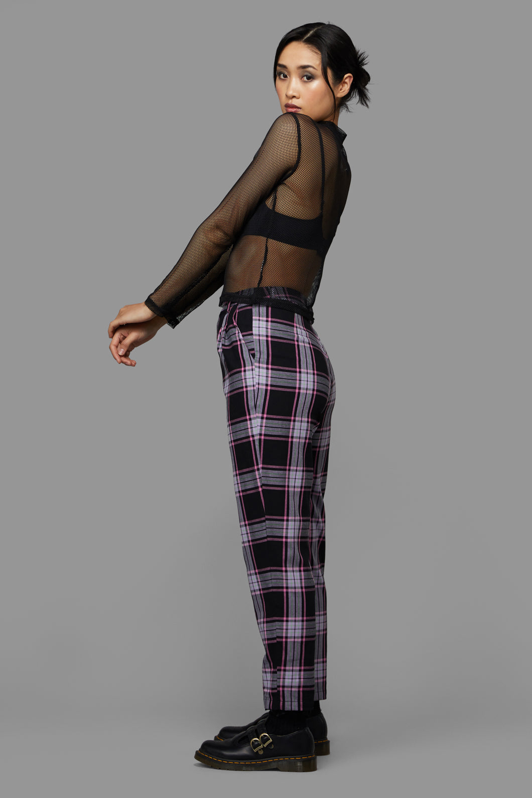 Black Friday - Myrtle Tartan Pant - purple