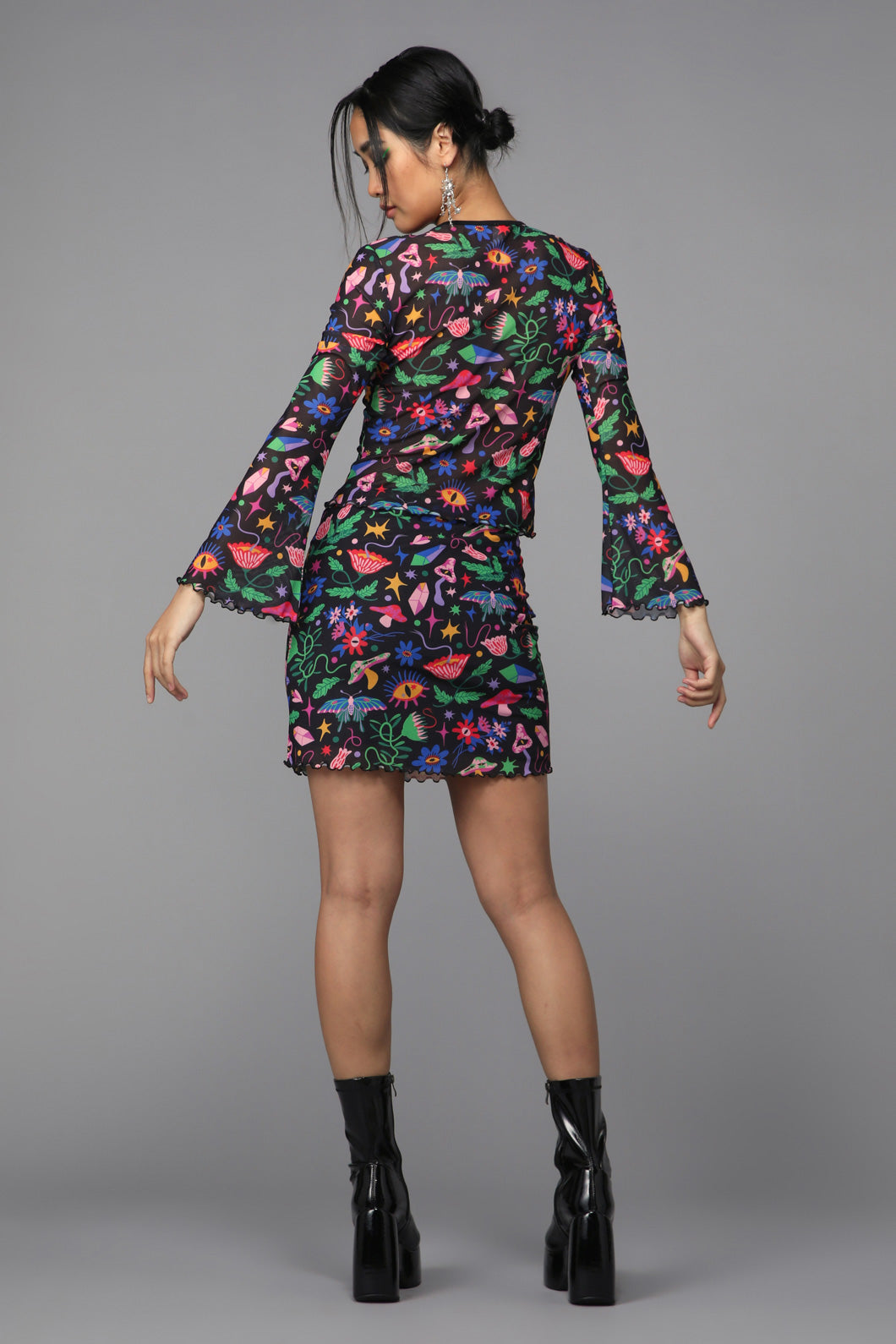 Black Friday - Plantistry Mesh Top - multi