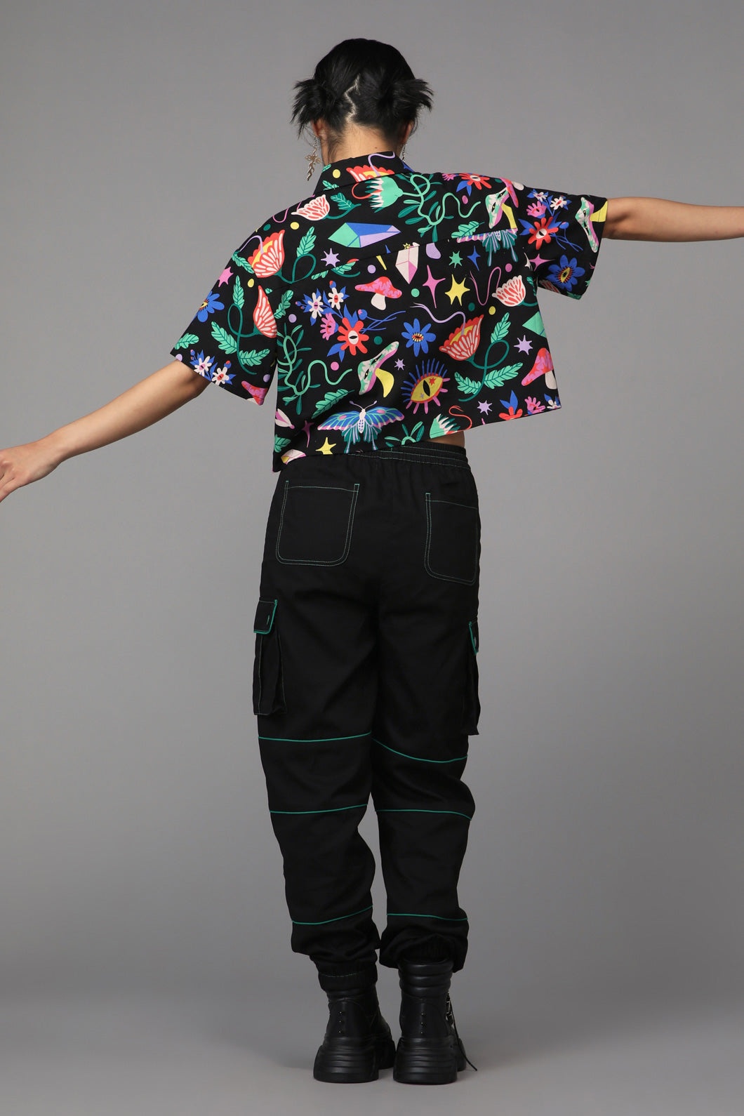 Black Friday - Plantistry Print Blouse - multi