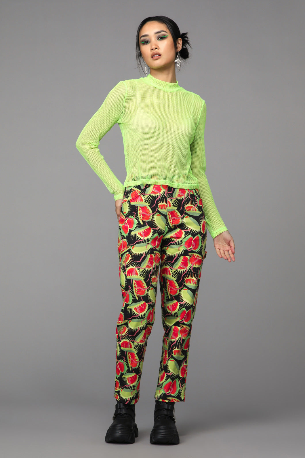 Black Friday - Toxin Mesh Top - lime