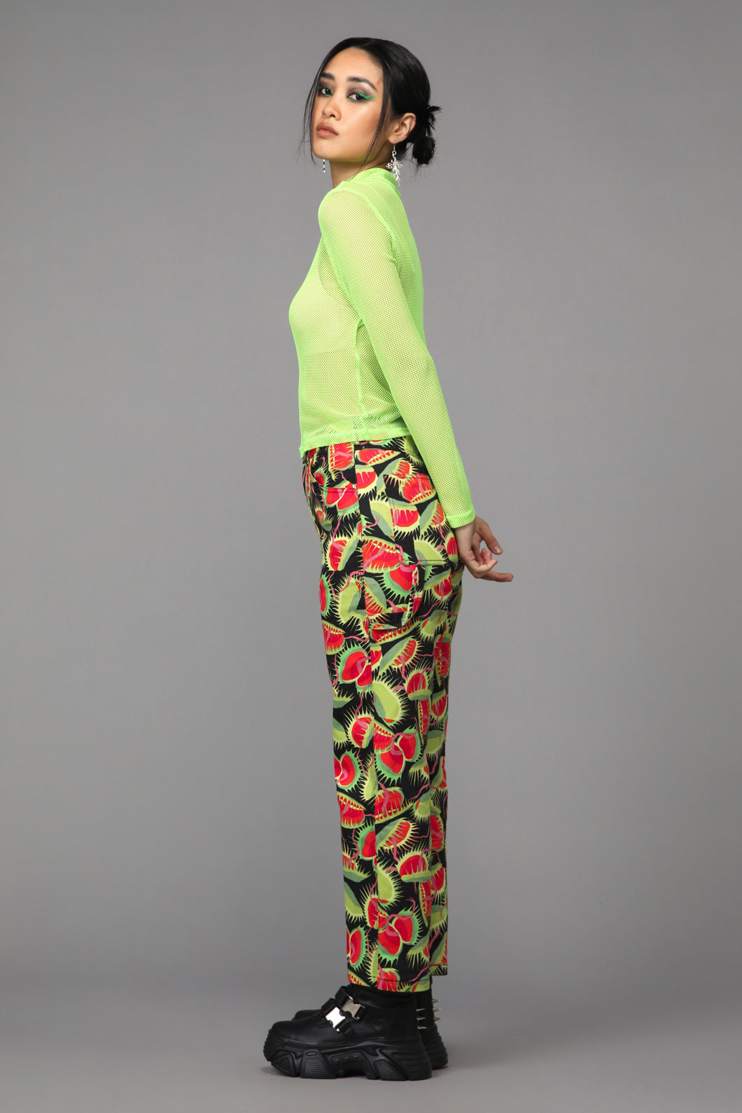 Black Friday - Toxin Mesh Top - lime