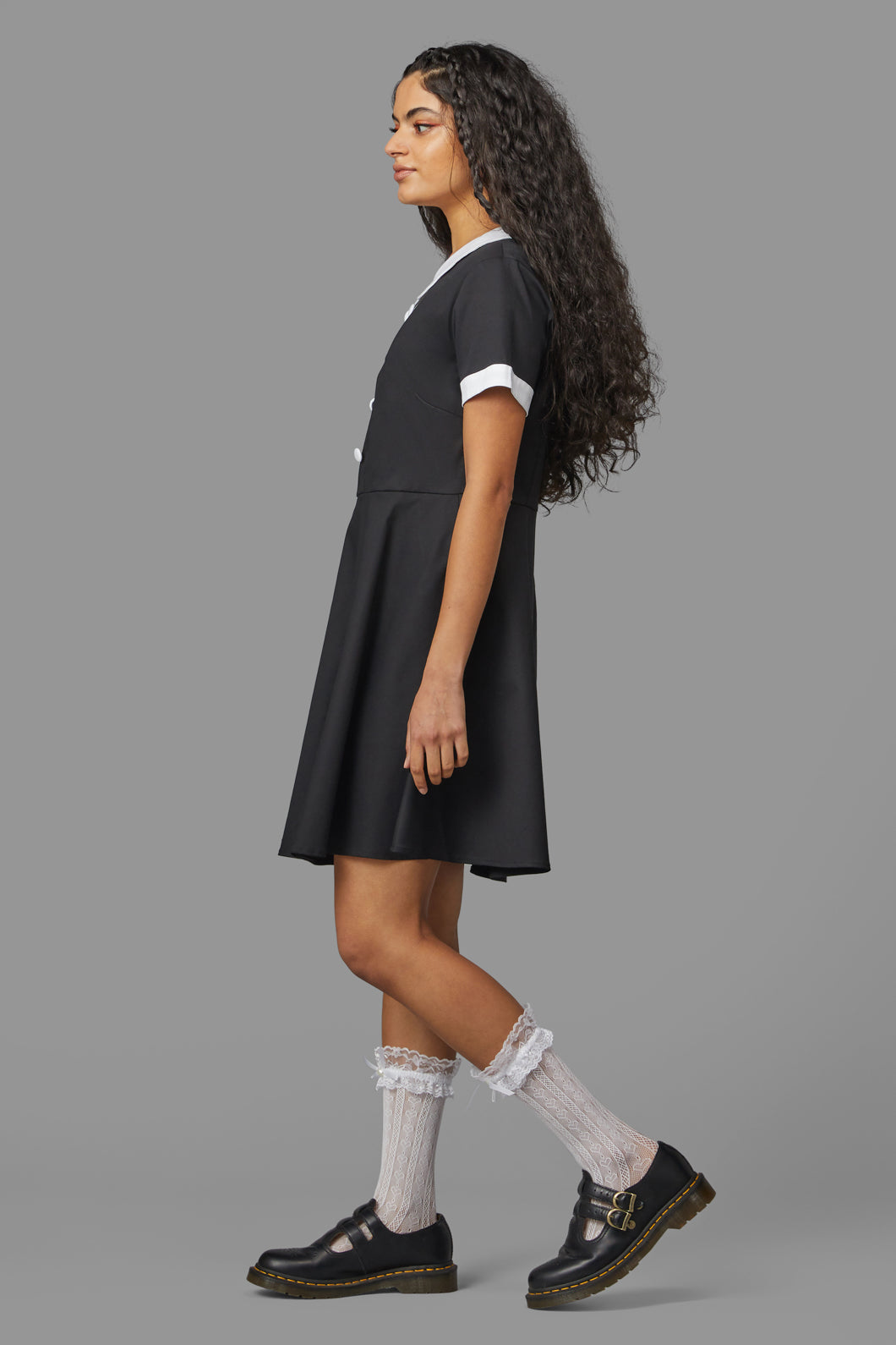 Black Friday - Sourpuss Dress - black-white