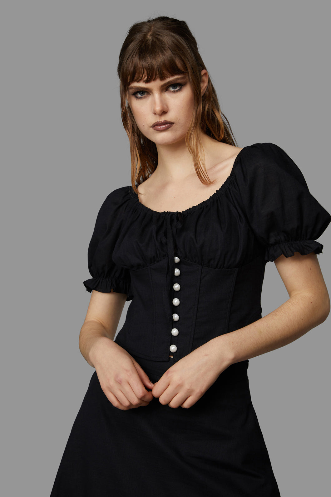 Black Friday - Swan Blouse - black