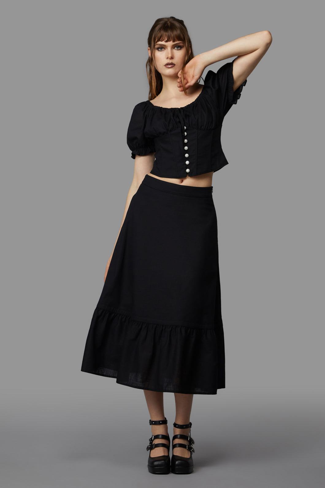 Black Friday - Swan Blouse - black