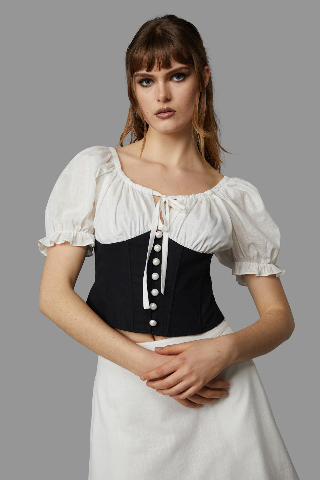Black Friday - Swan Blouse - white