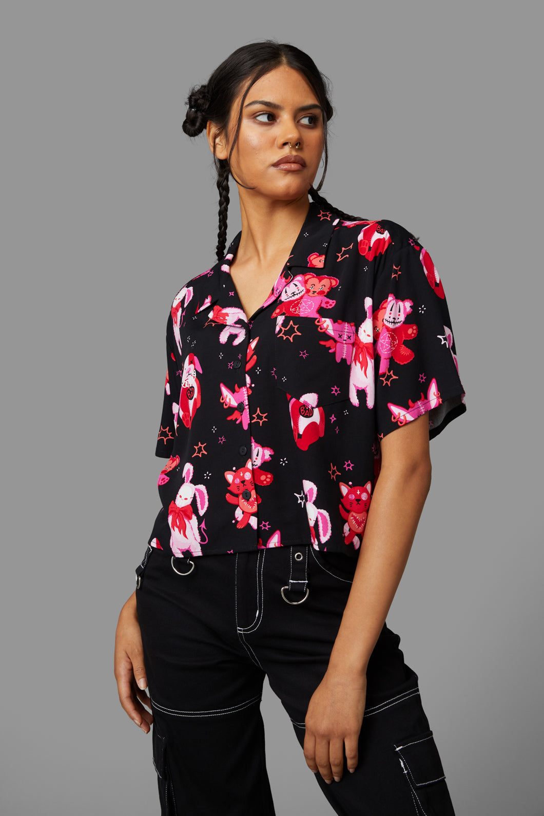 Black Friday - Stay Creepy Blouse - black