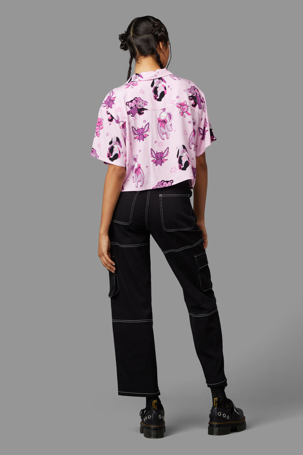 Black Friday - Stay Creepy Blouse - pink