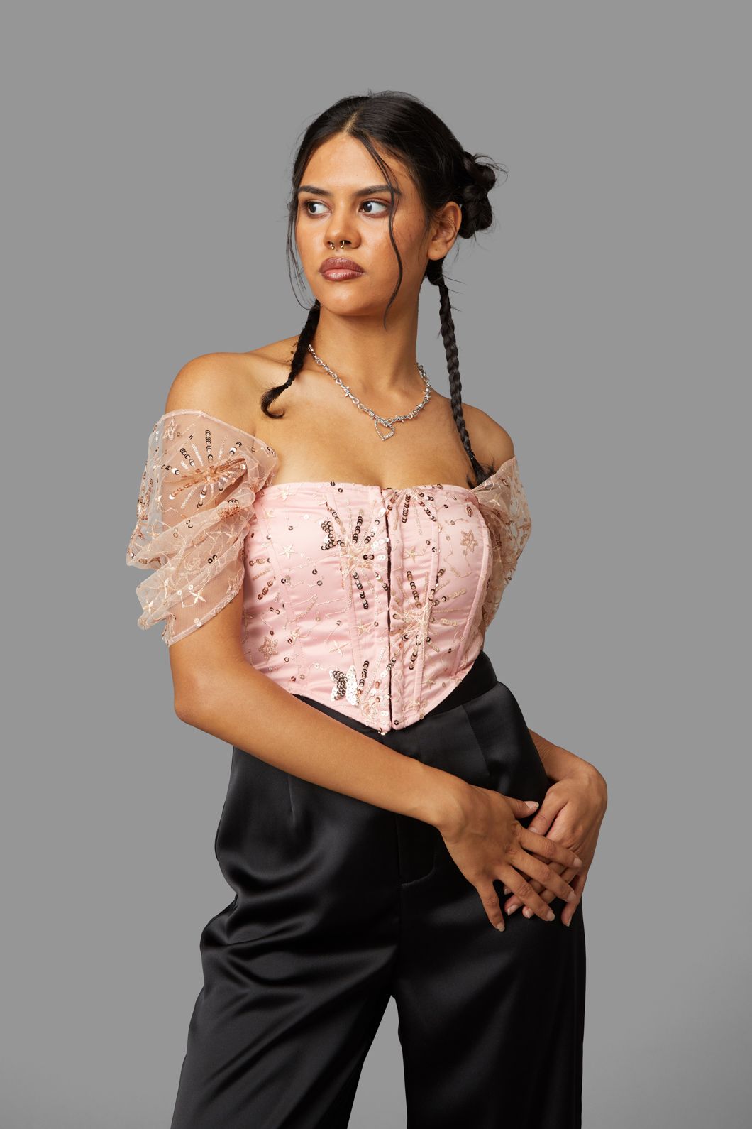 Black Friday - Enid Corset - pink