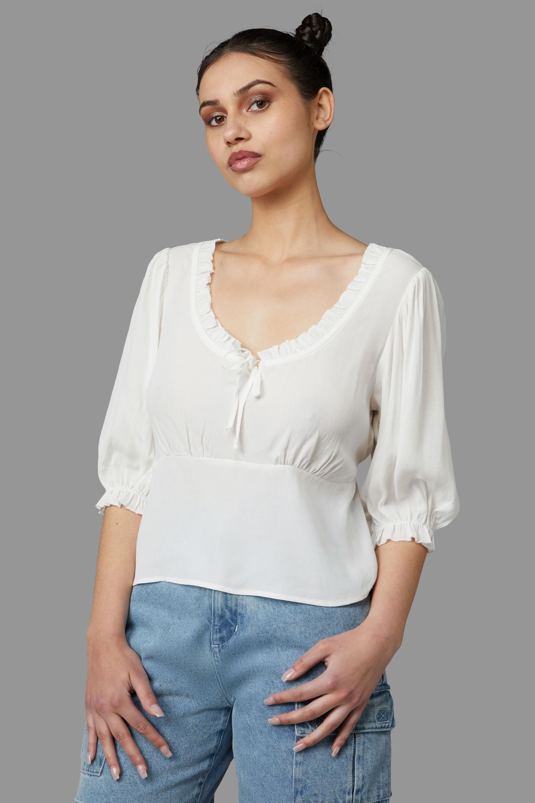 Black Friday - Lily Pad Blouse - cream