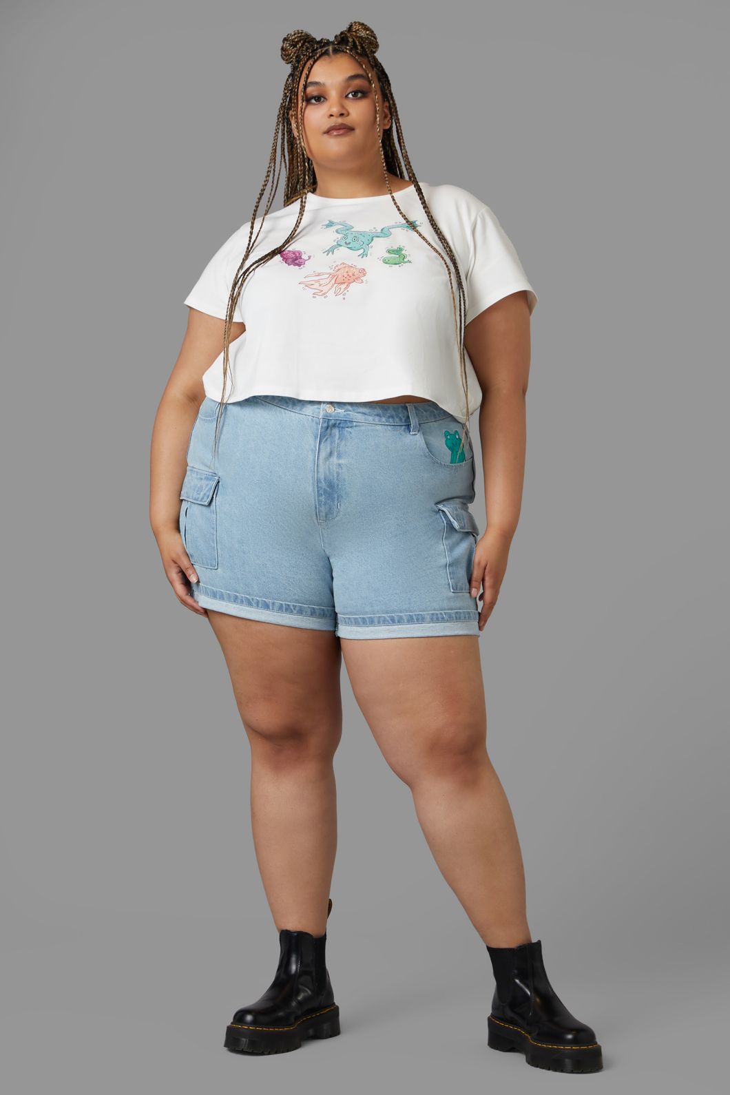Black Friday - Curve Froggy Short - blue