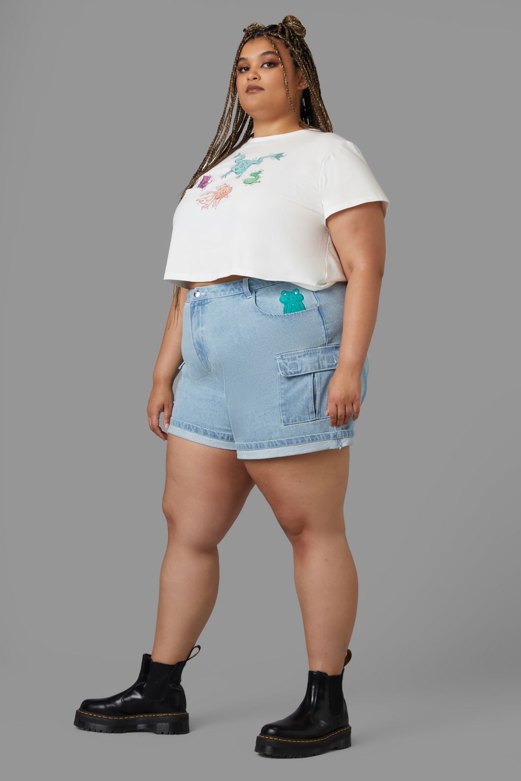 Black Friday - Curve Froggy Short - blue