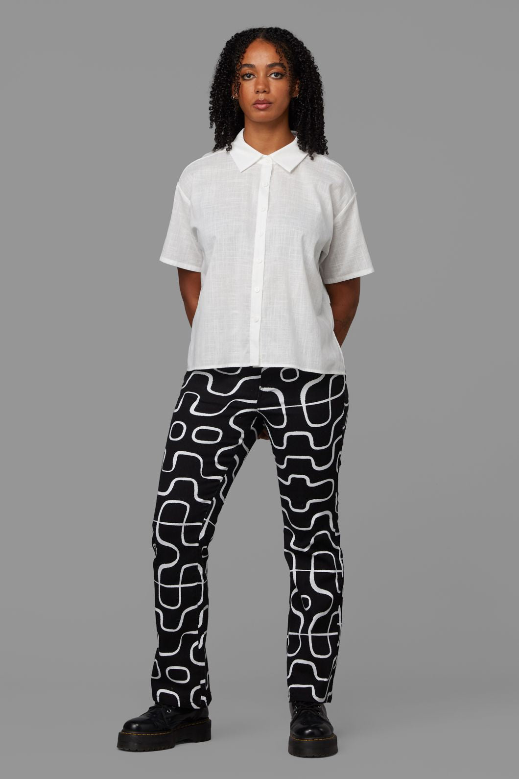 Black Friday - Soundwave Blouse - white