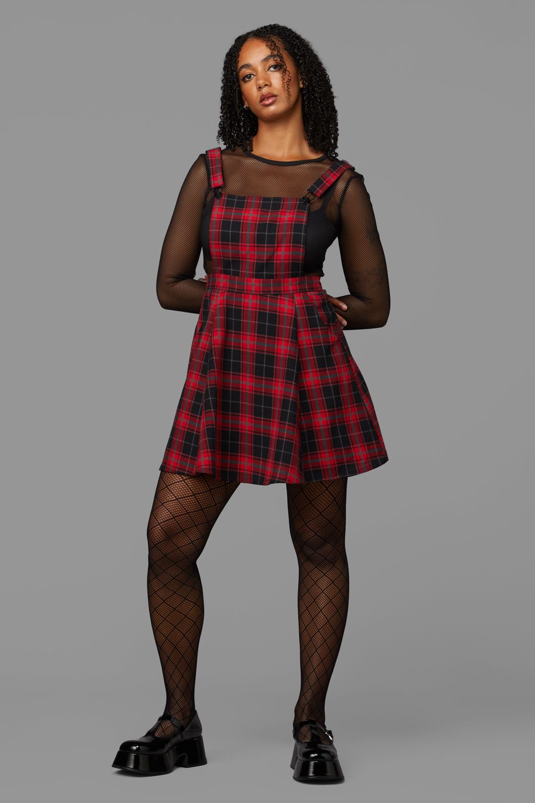 Black Friday - Life On Mars Pinafore - red
