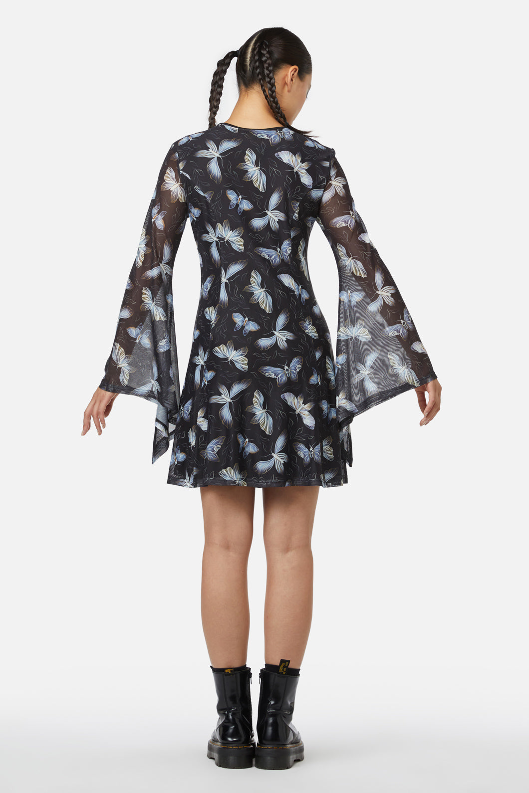 Black Friday - Larvae Mesh Dress - black