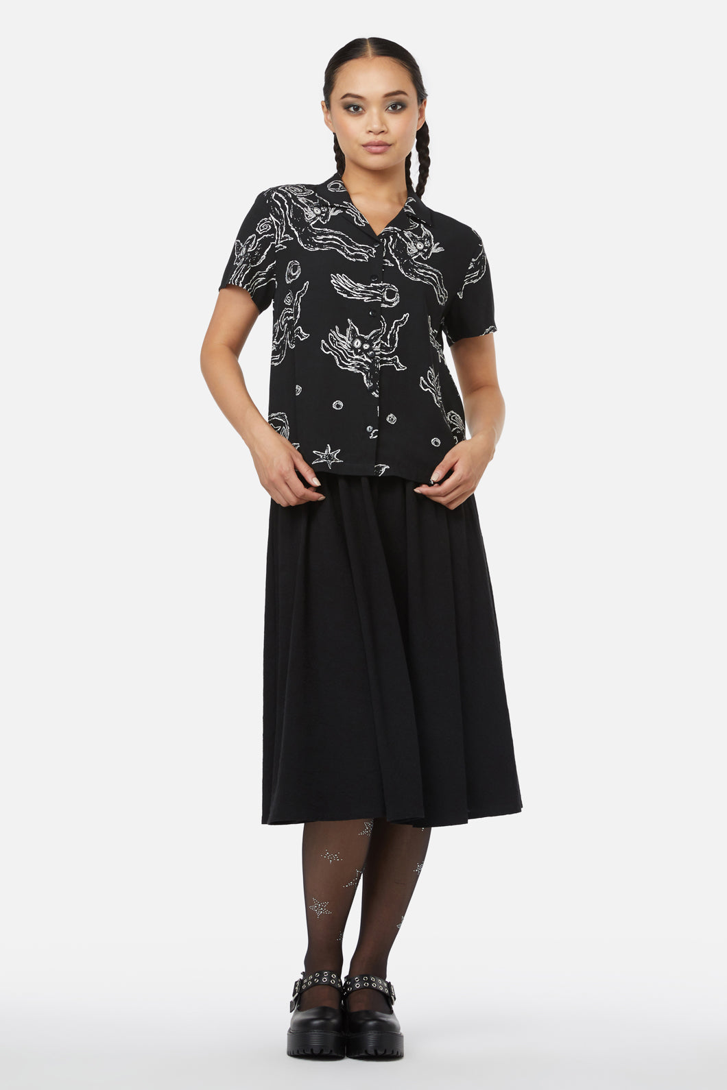 Black Friday - Shadows Blouse - black