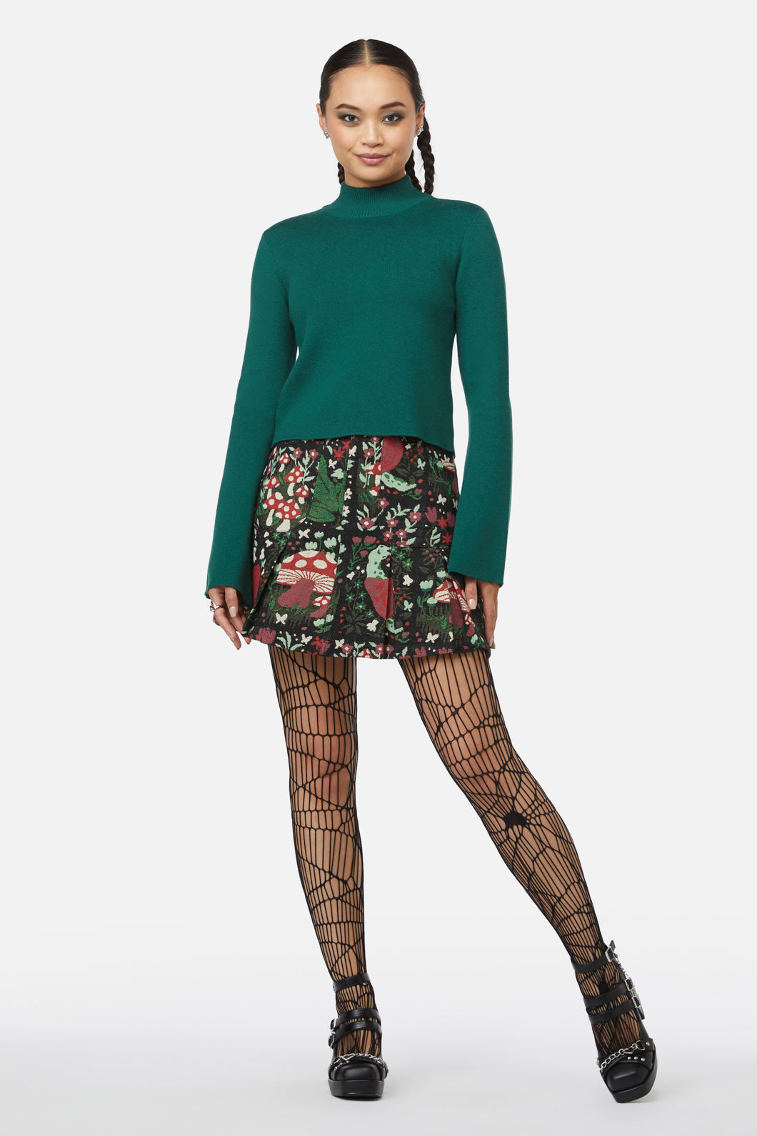 Black Friday - Night Cat Knit - green