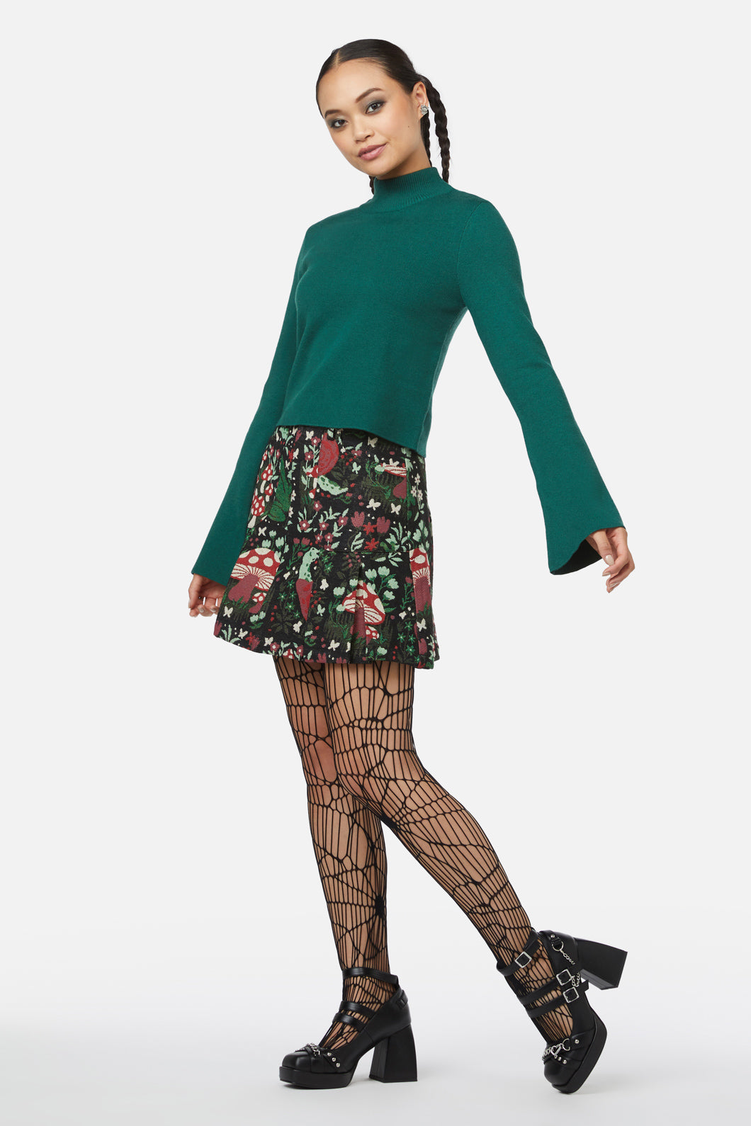 Black Friday - Night Cat Knit - green