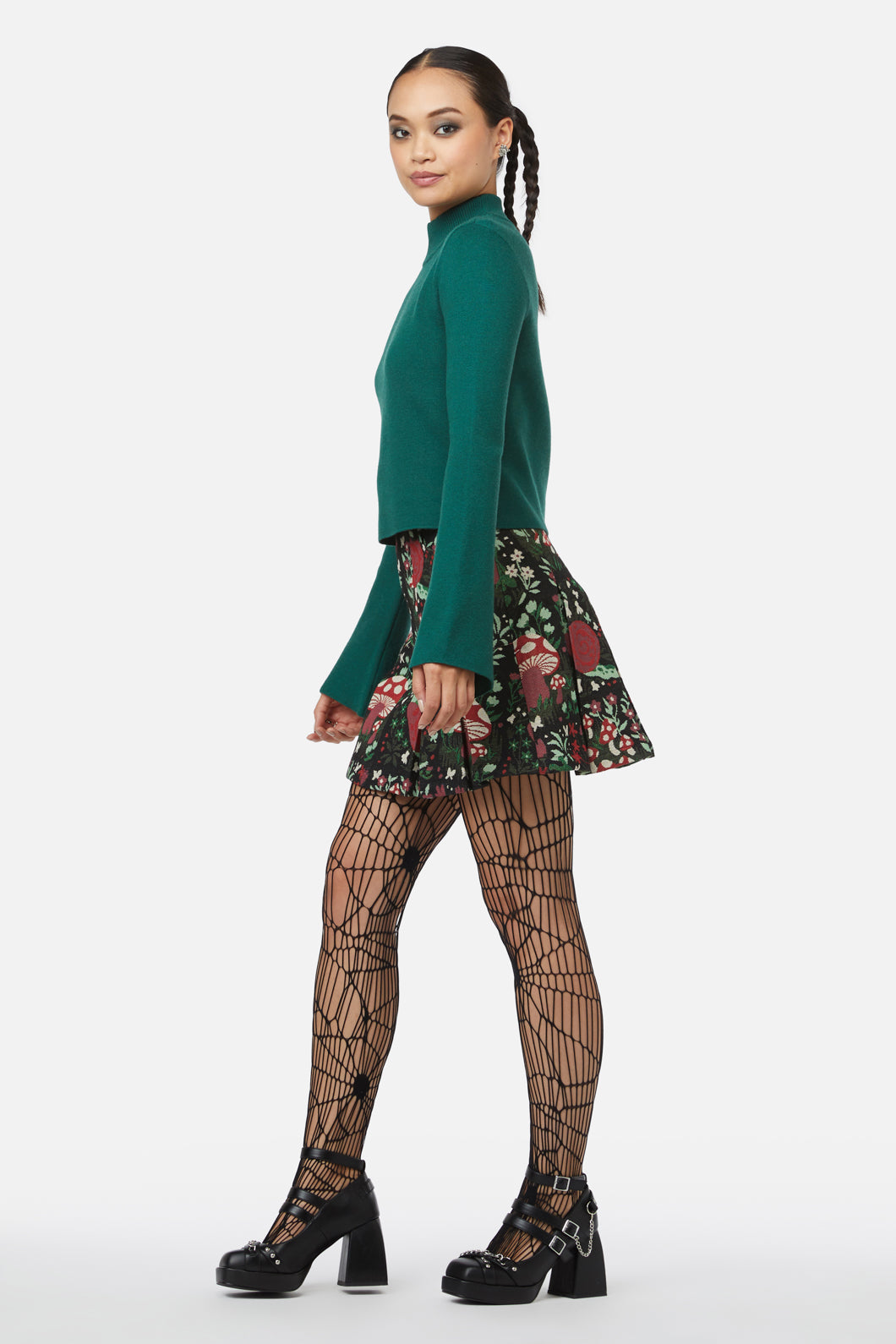 Black Friday - Night Cat Knit - green