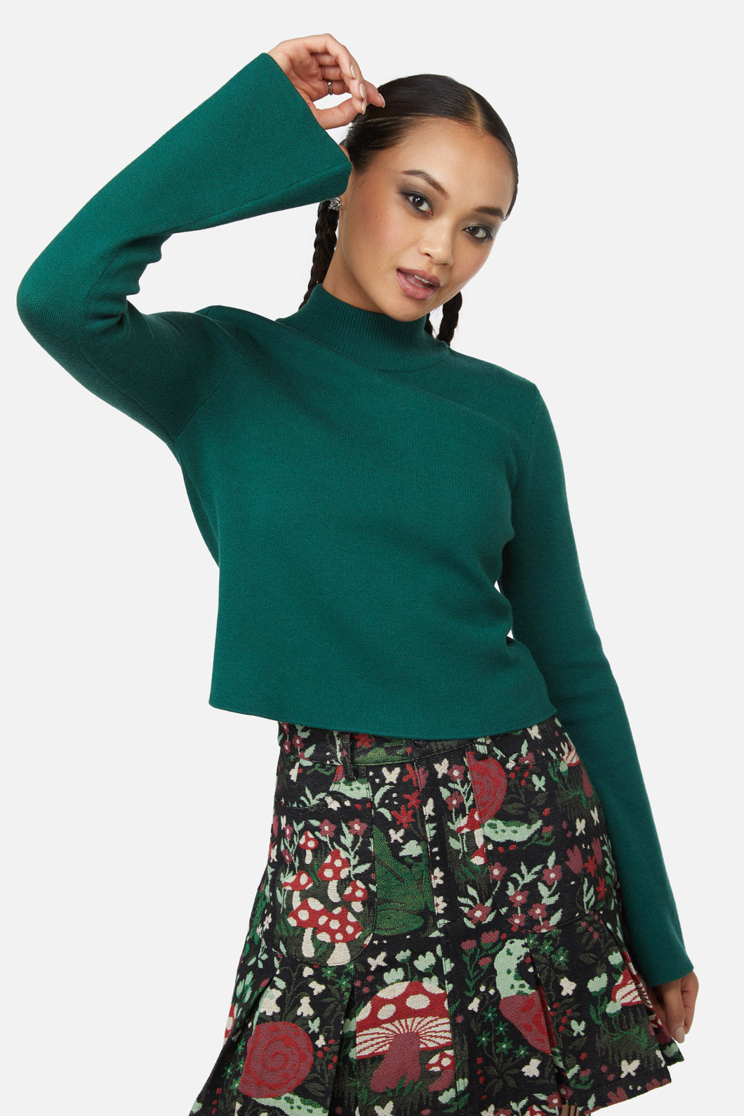 Black Friday - Night Cat Knit - green