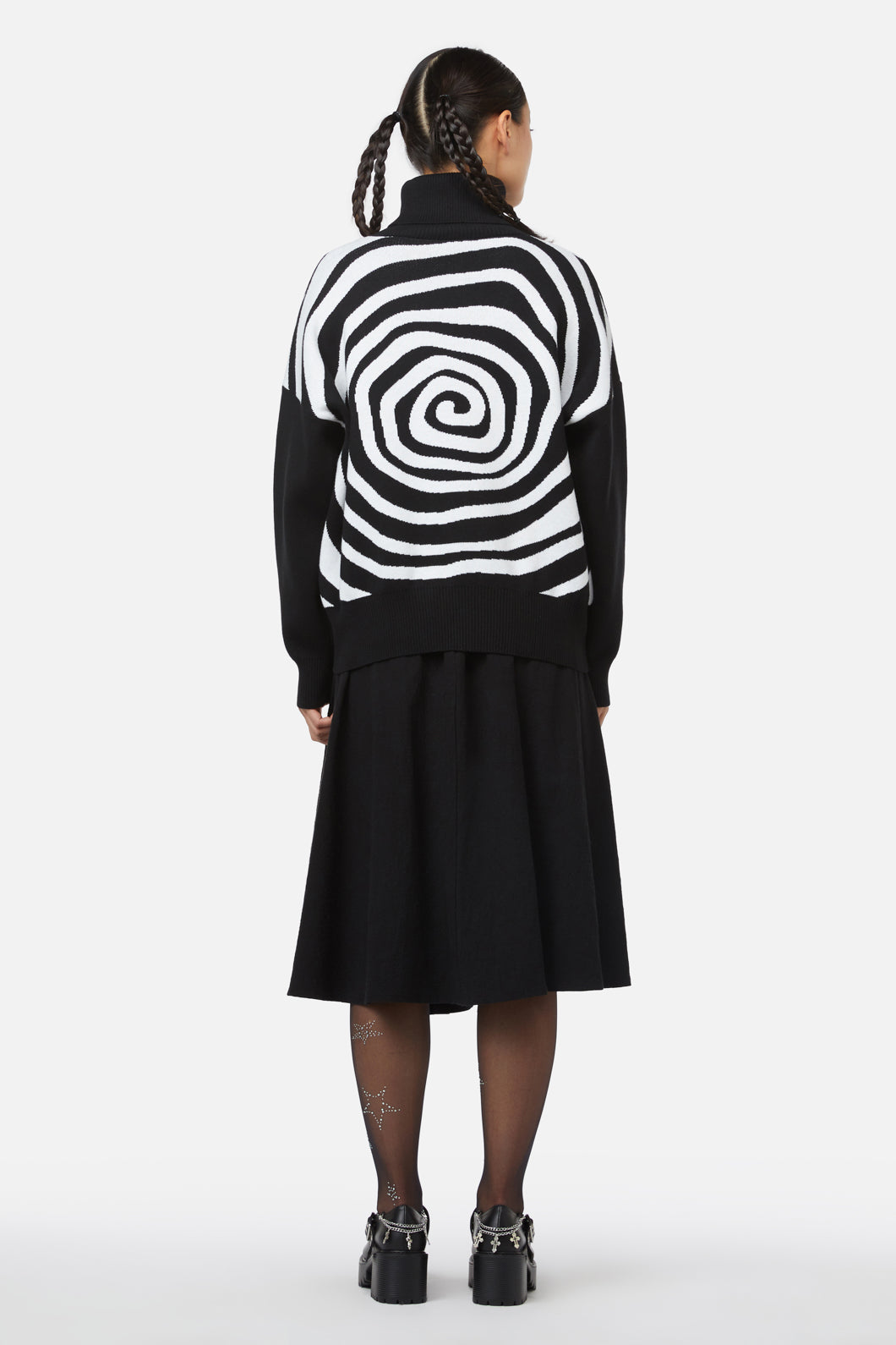 Black Friday - Jiji Knit - black-white