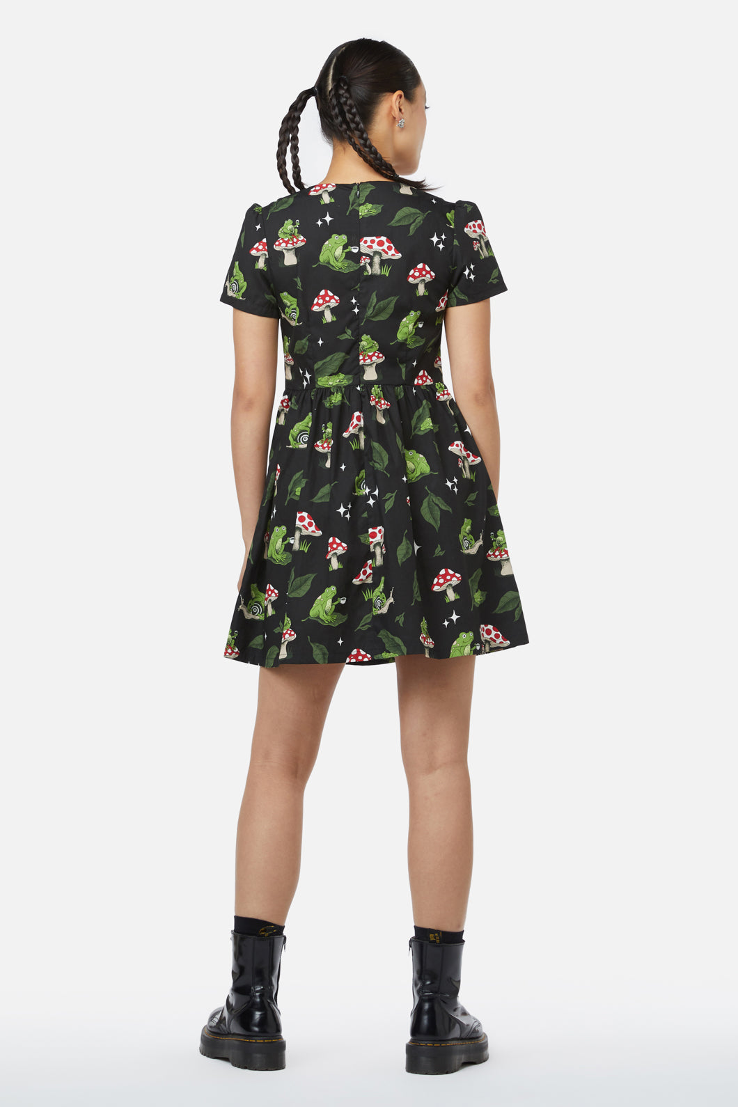 Black Friday - Frog Friends Dress - multi