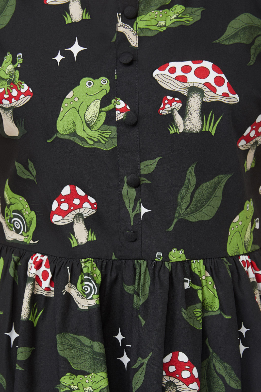 Black Friday - Frog Friends Dress - multi
