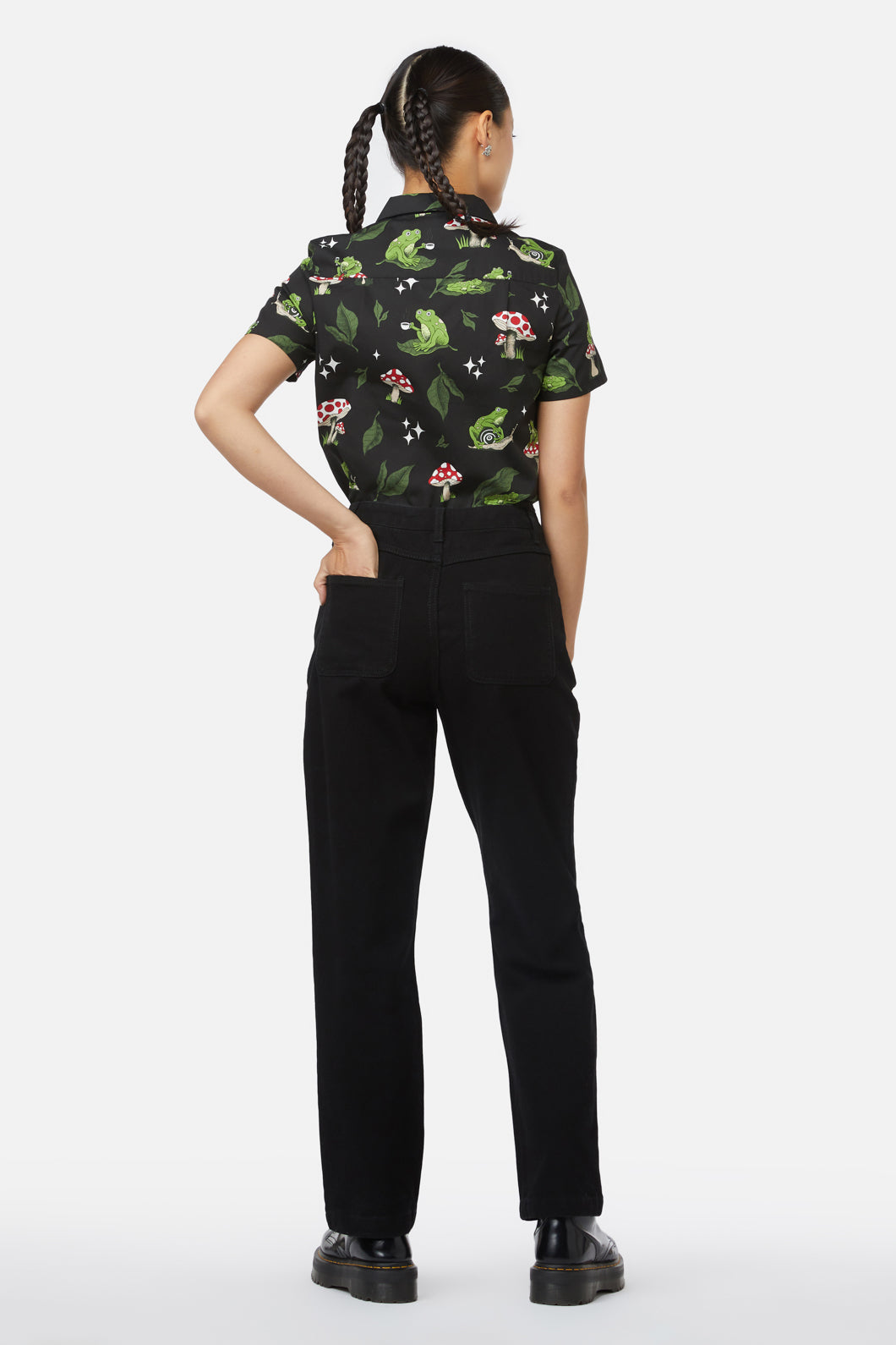 Black Friday - Frog Patch Jean - black