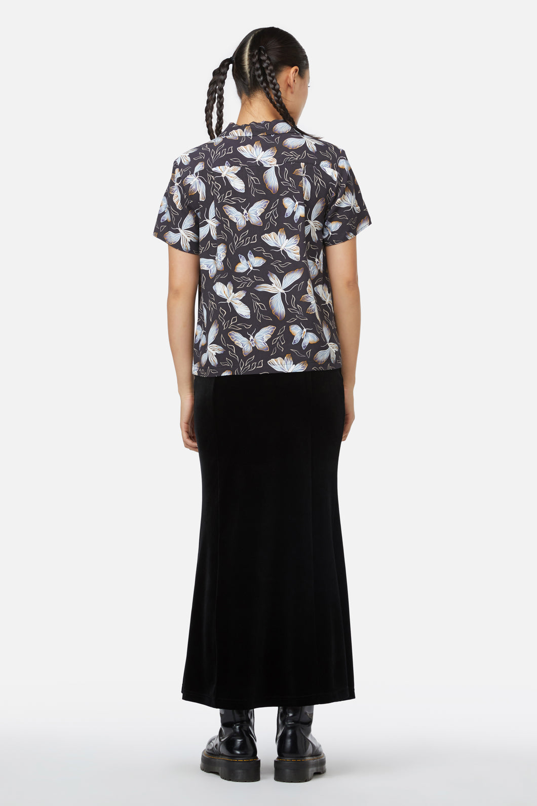 Black Friday - Larvae Print Blouse - black