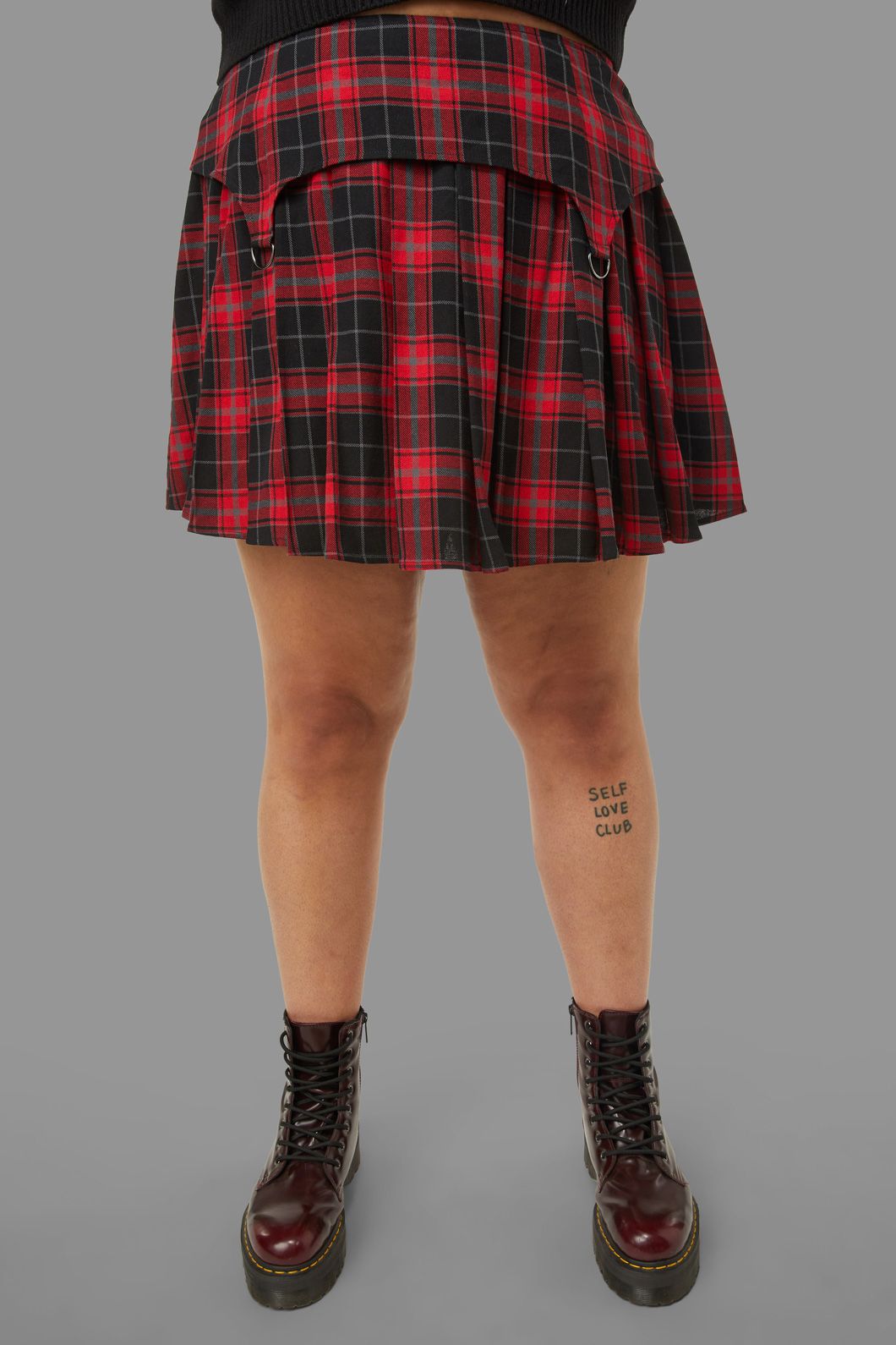 Black Friday - Curve Life On Mars Skirt - red