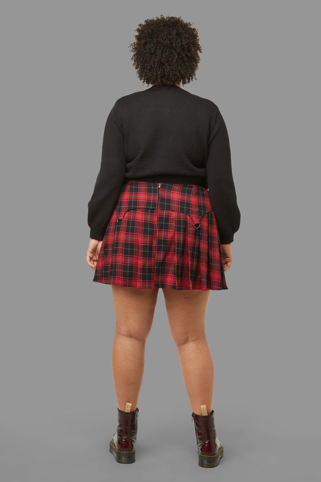 Black Friday - Curve Life On Mars Skirt - red