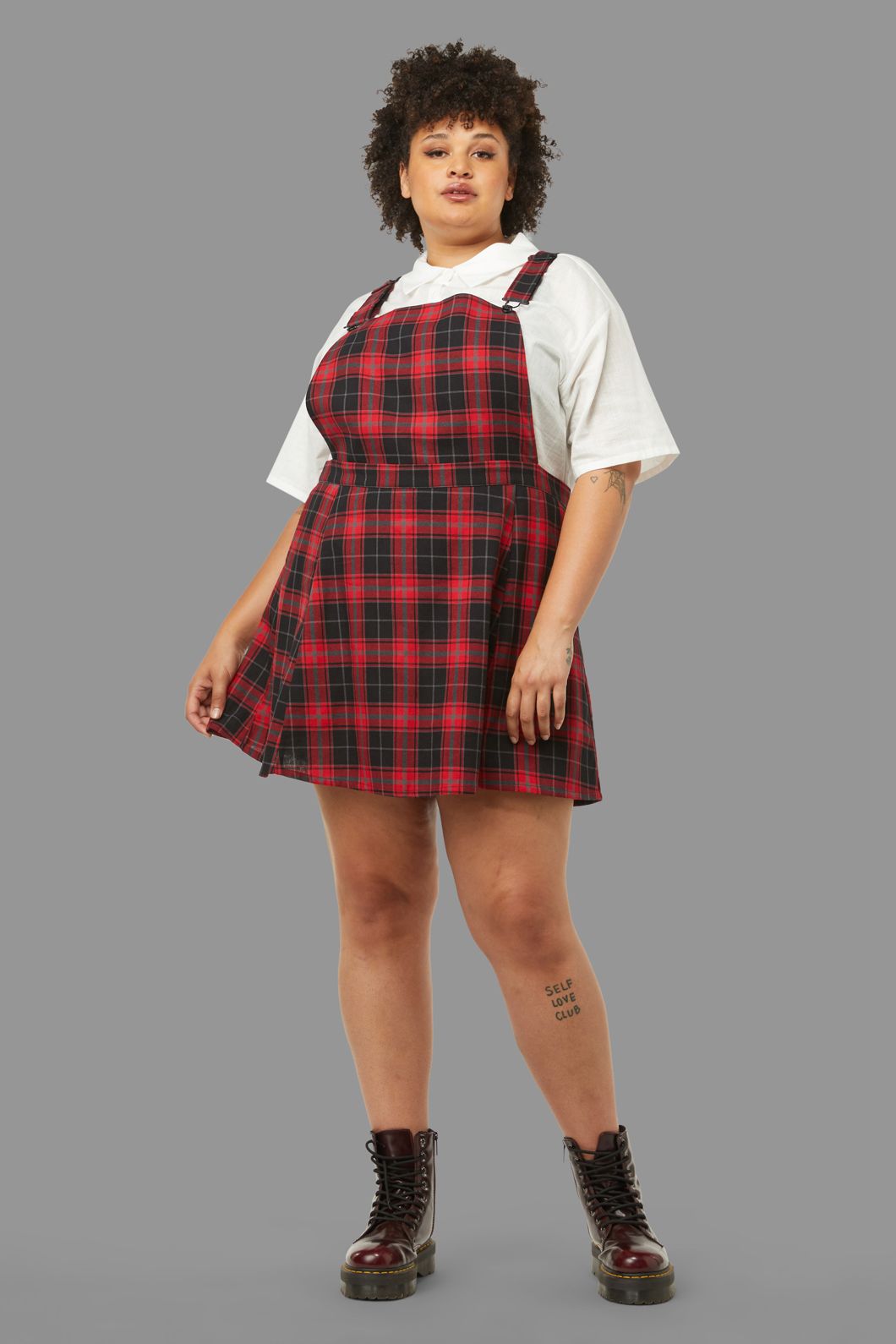 Black Friday - Curve Life On Mars Pinafore - red