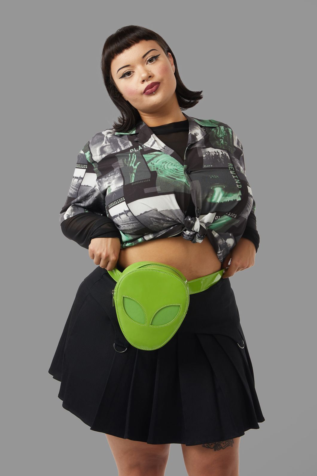 Black Friday - Alien Bum Bag - green