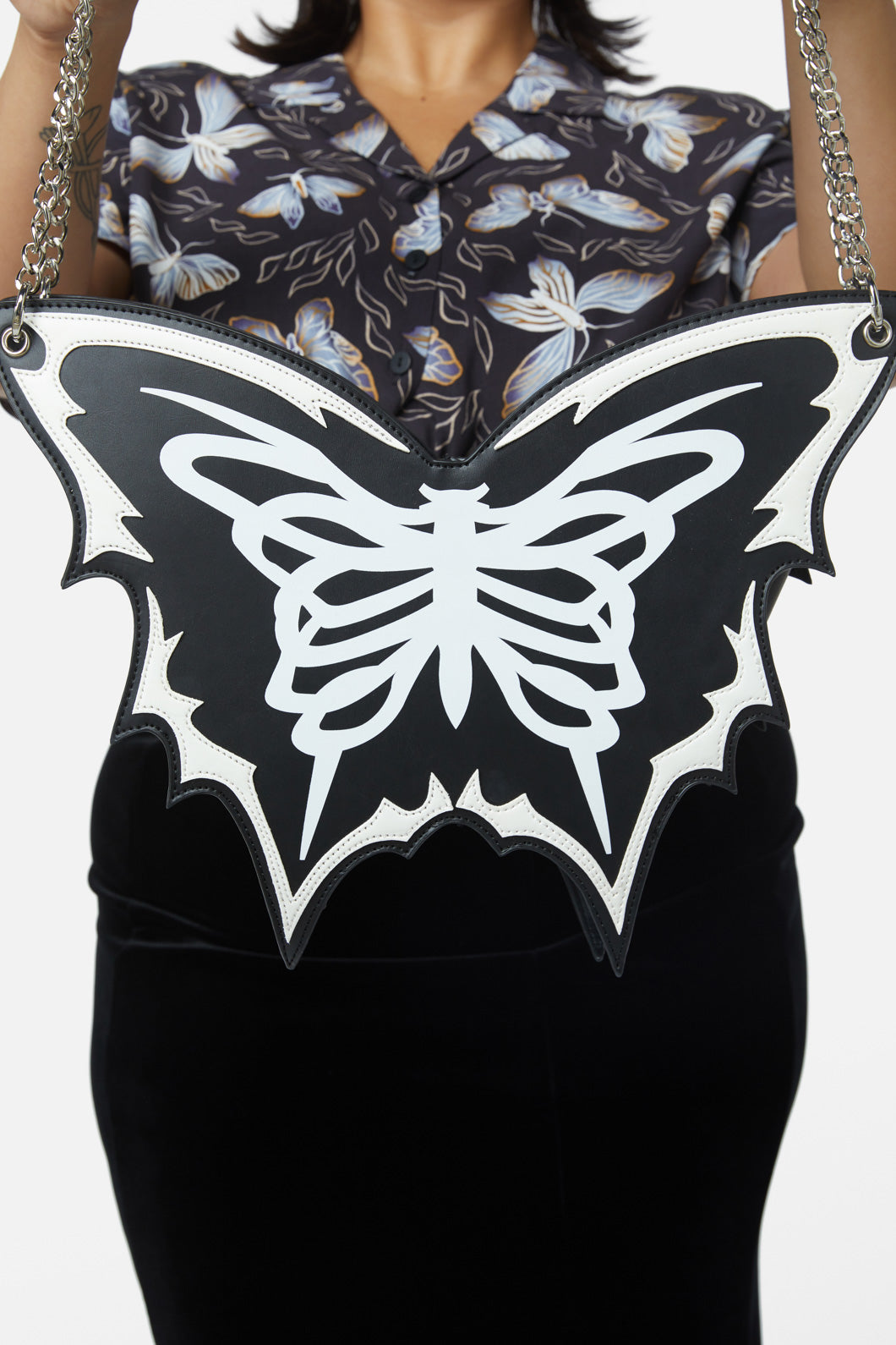 Dangerfield - Skeleton Butterfly Bag - black