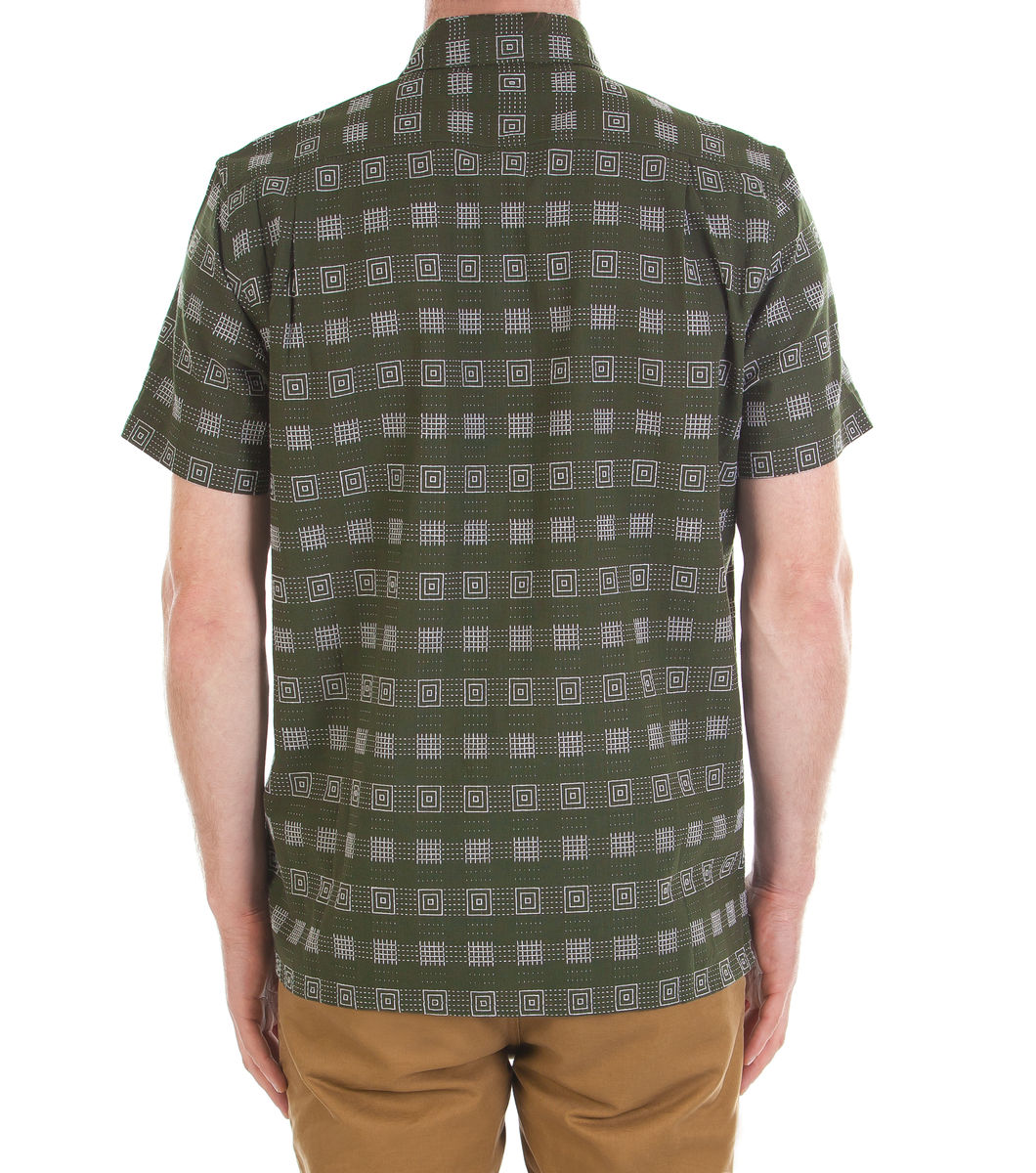 Dangerfield - Relax Fit SS Shirt Emb - green