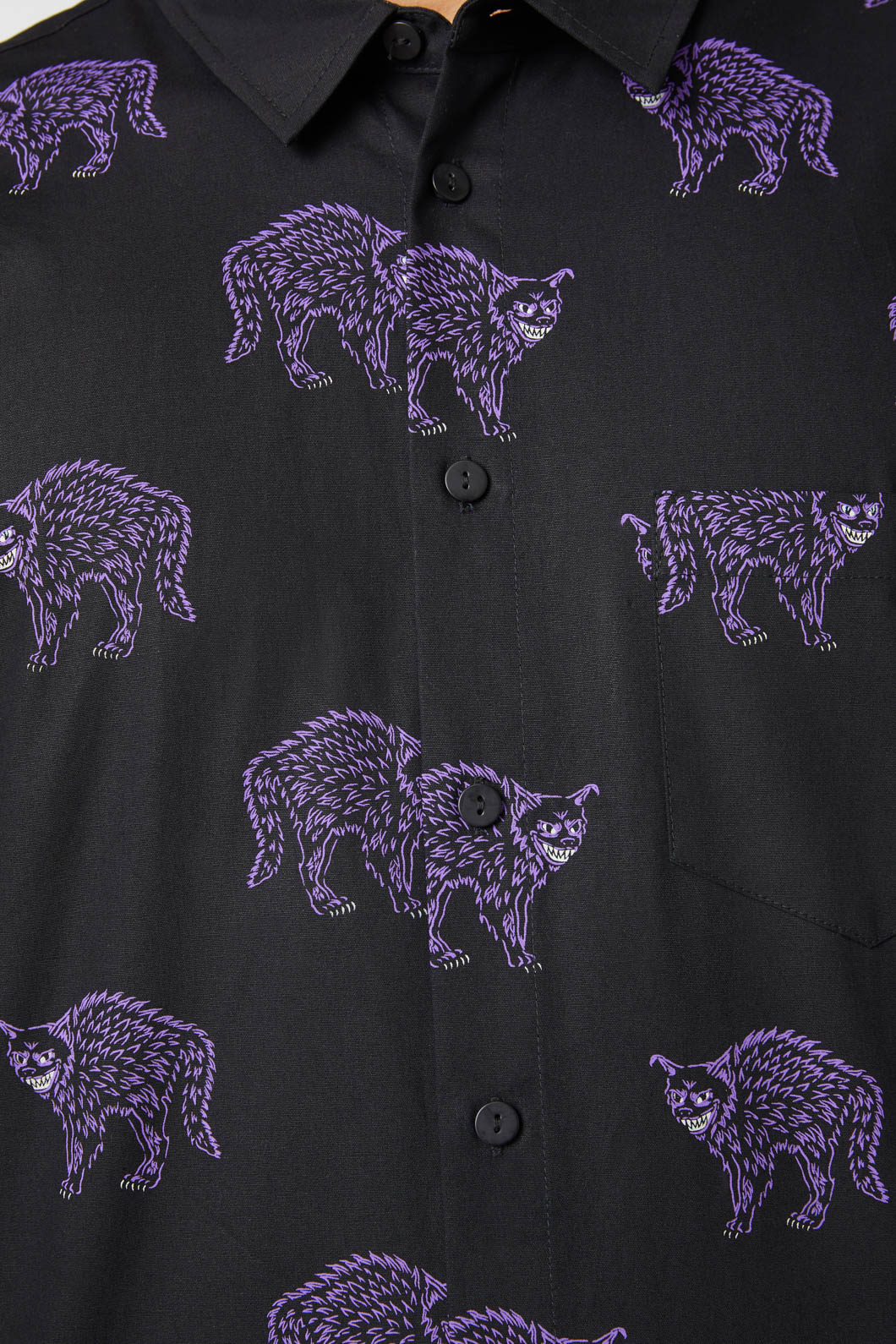 Dangerfield - Guiding Spirit Short Sleeve Shirt - black