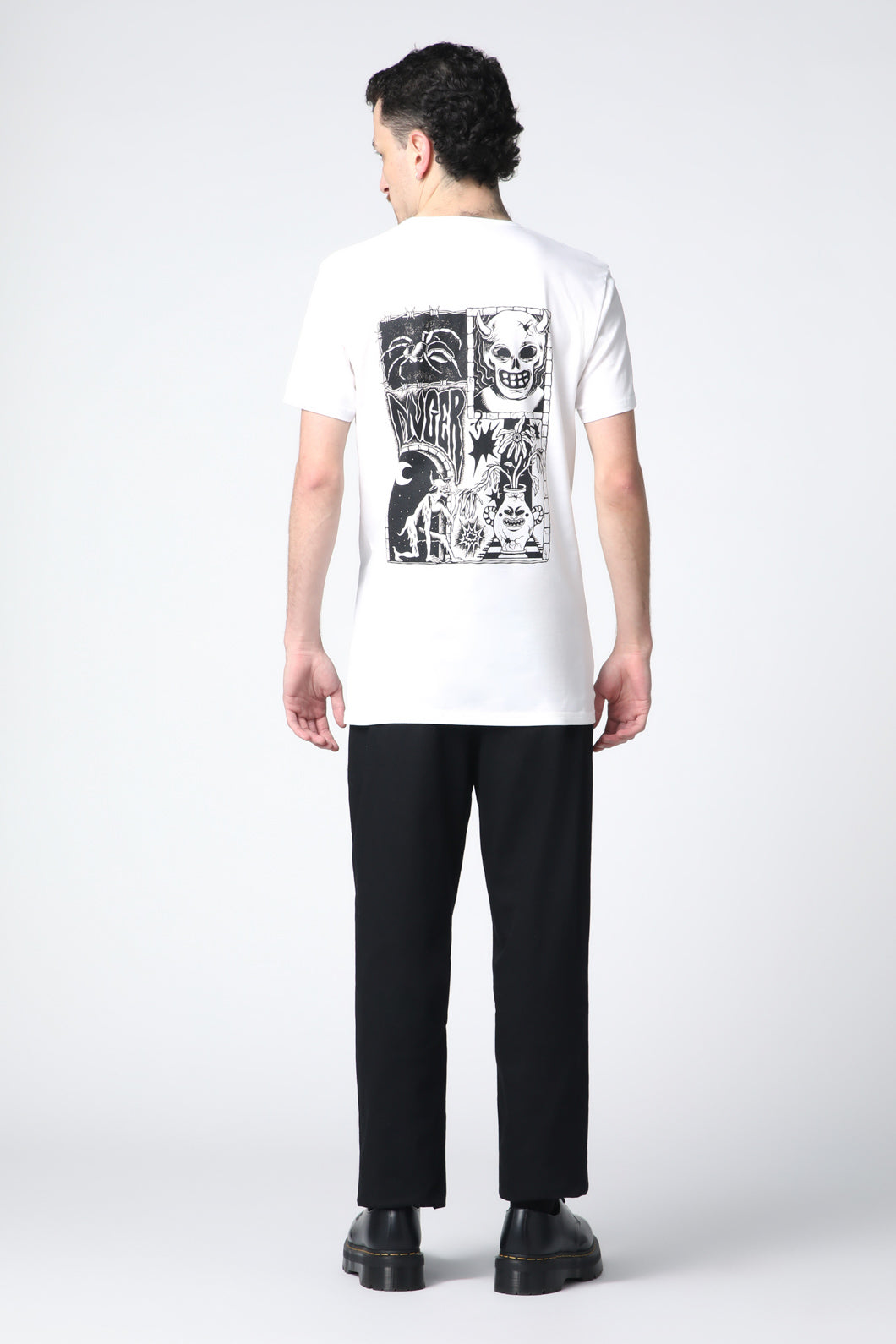 Dangerfield - Danger Danger Tee - white