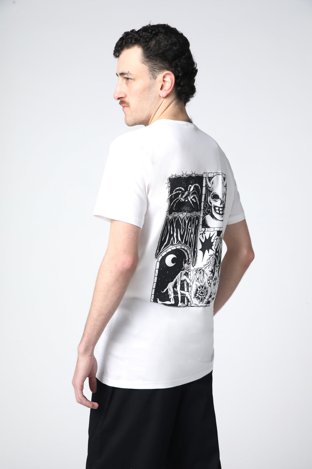 Dangerfield - Danger Danger Tee - white