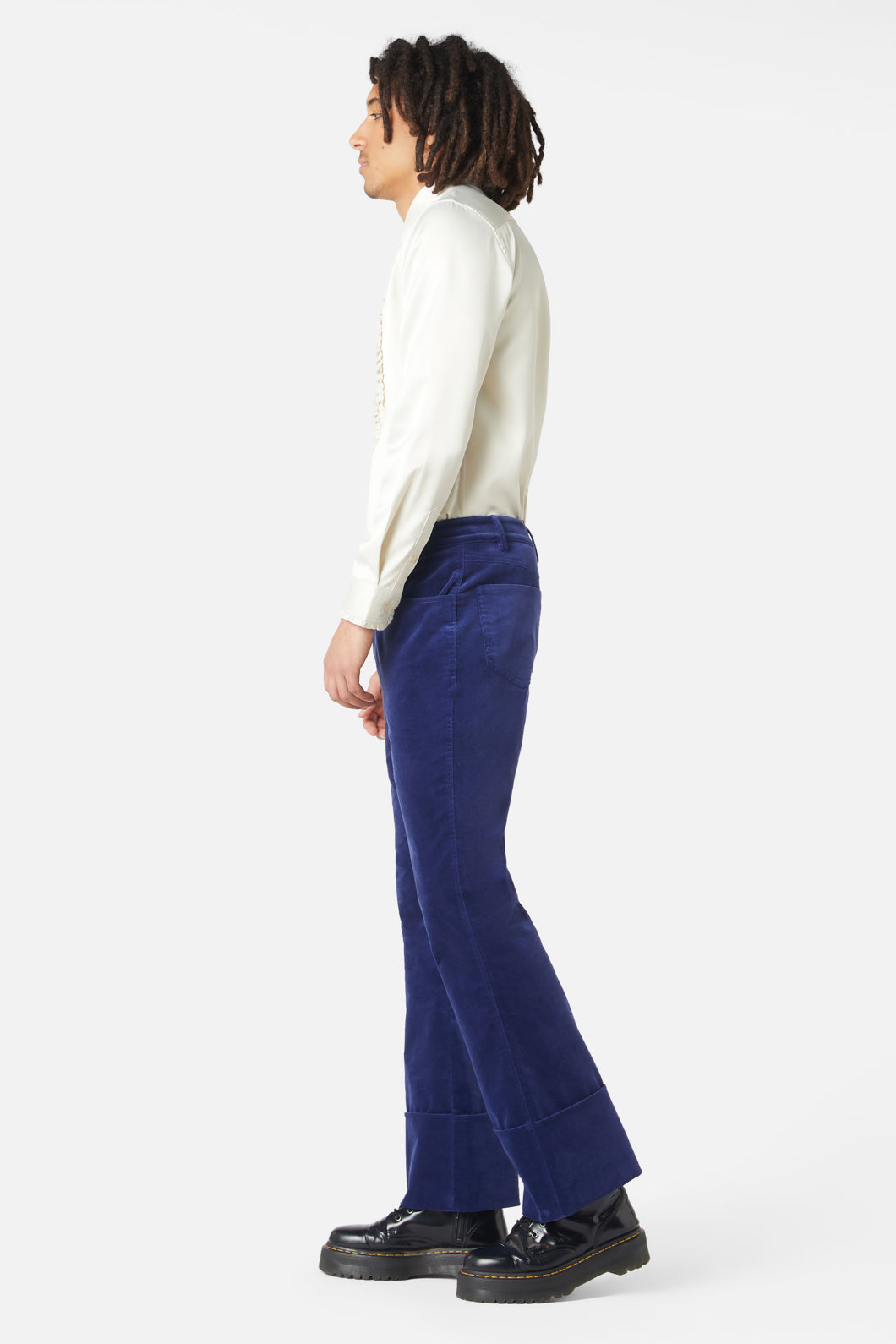 Dangerfield - Mojo Velvet Pant - blue